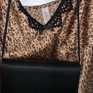 Cheetah print lingerie